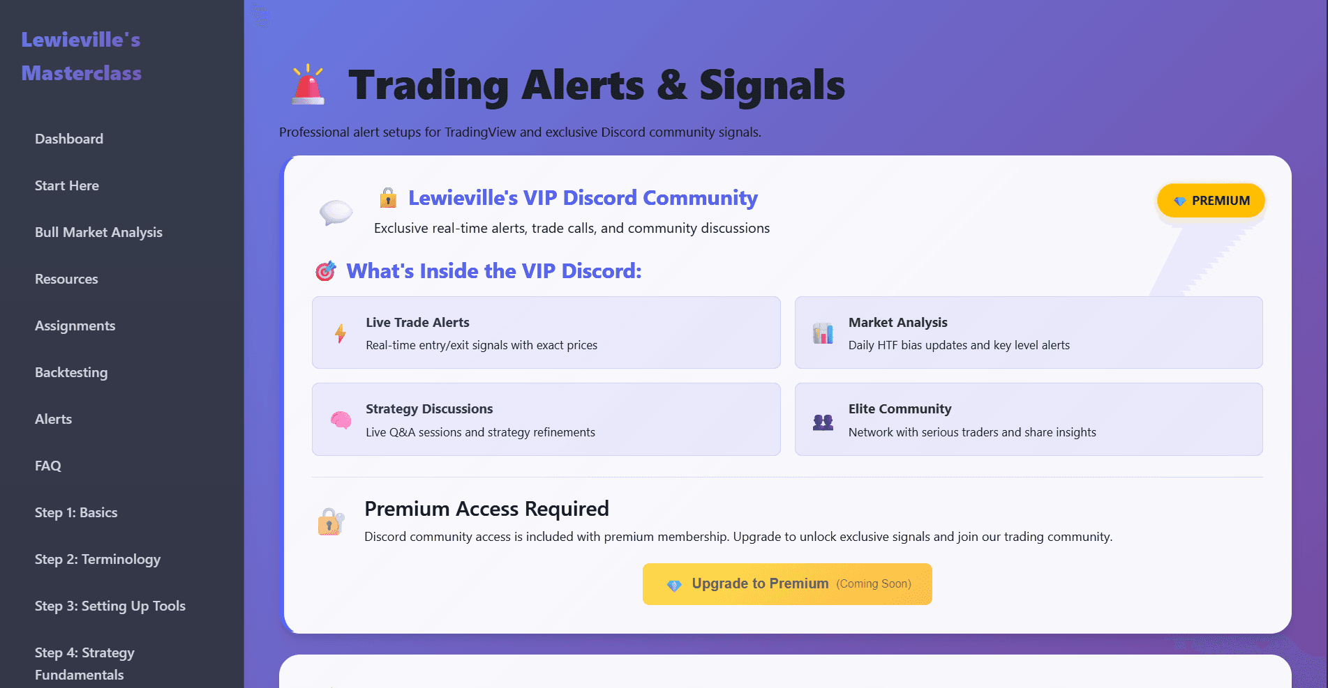 Tradesvilles Crypto Program